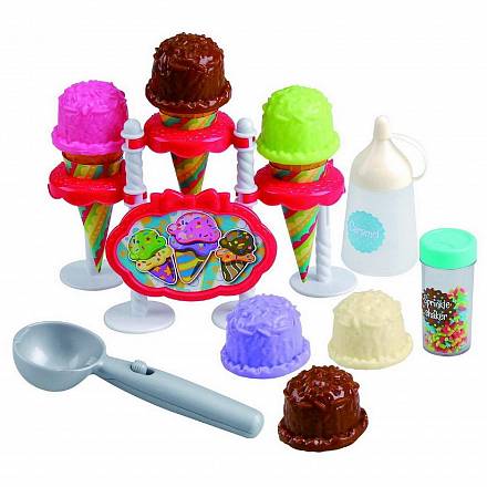 Игровой набор – Мороженое, с ложечкой и стаканчиками 